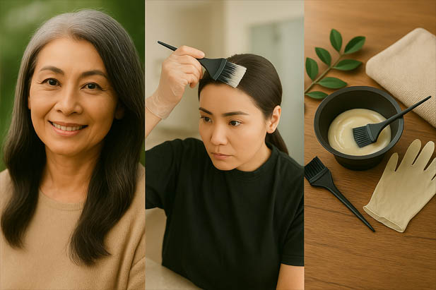 白髪染めヘアケア