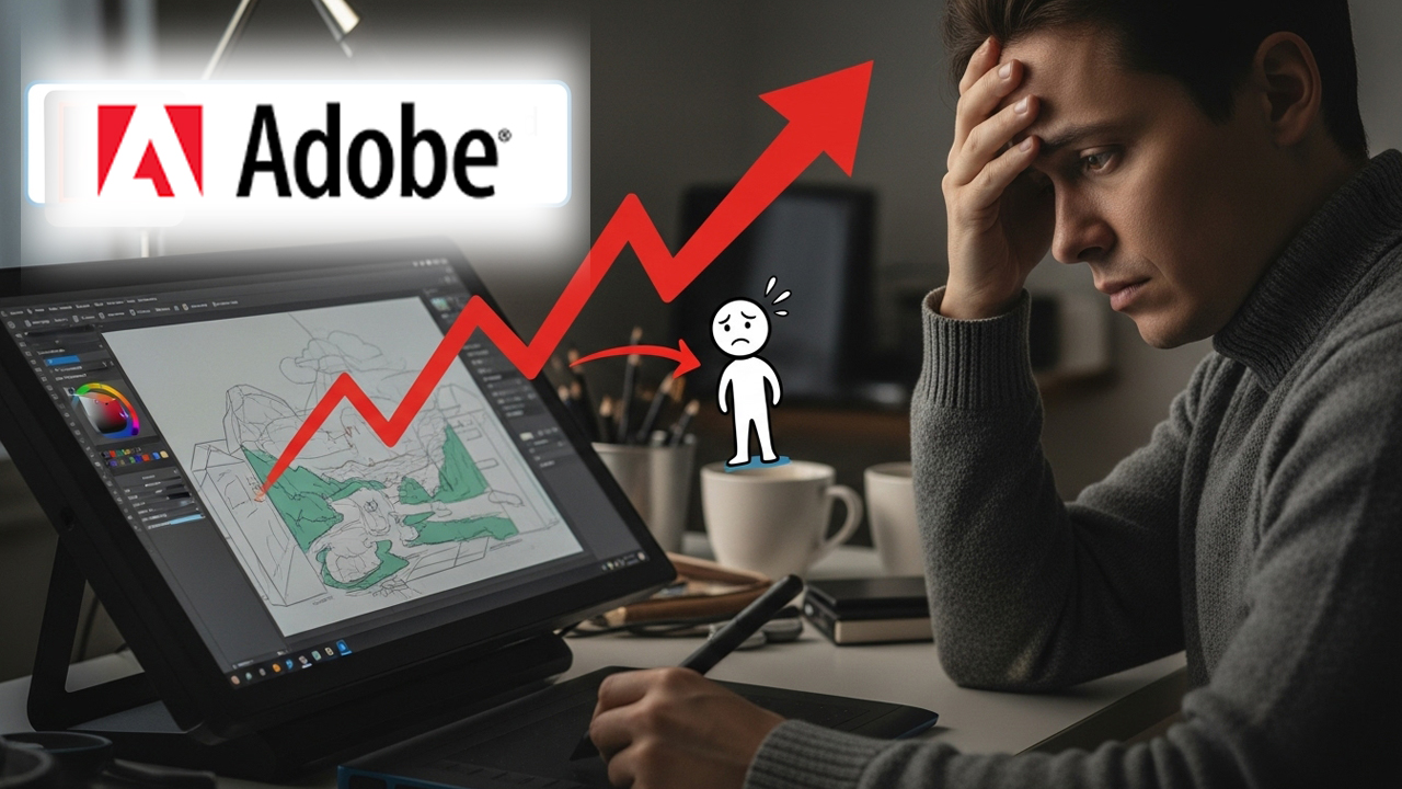 adobe 値上げか